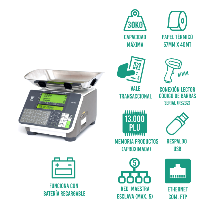 Balanza DIGI RM-80 LS